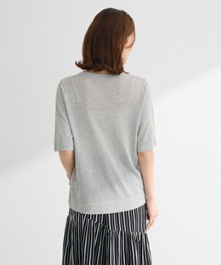 Green Parks ・Ｐｅｔｉｔ　Ｆｌｅｕｒ　ラメシアーニット Gray