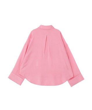 earth music&ecology Ｗポケットシャツ Pink