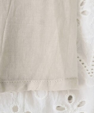 earth music&ecology シフリー刺繍スカート Ivory