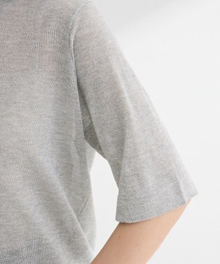 Green Parks ・Ｐｅｔｉｔ　Ｆｌｅｕｒ　ラメシアーニット Gray