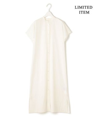 ICB 【WEB限定・洗える】 バンドカラーワンピース オフホワイト系