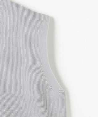 ANY Vネックニットベスト ライトグレー