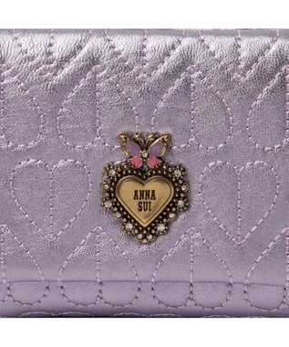 ANNA SUI ドリーミー 口金二つ折り財布 パープル