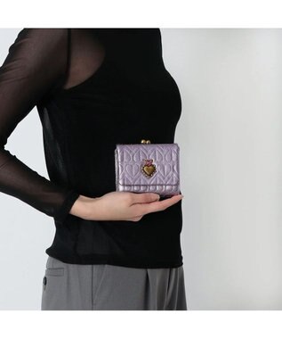 ANNA SUI ドリーミー 口金二つ折り財布 パープル