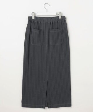 23区 【SLOW/一部店舗限定】ランダムリブフライス スカート グレー系