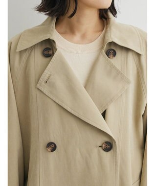 Green Parks オーバートレンチコート Beige