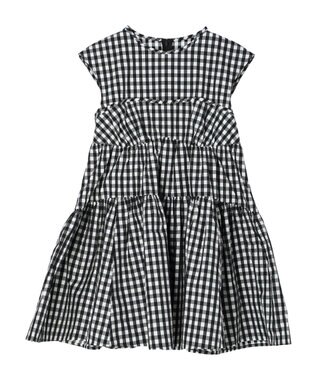 Green Parks コルセット風ミニワンピースⅡ Gingham Check