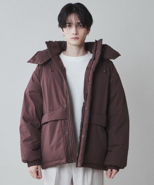 WEGO SORONA（R）　ミリタリーパテッドブルゾン ブラウン