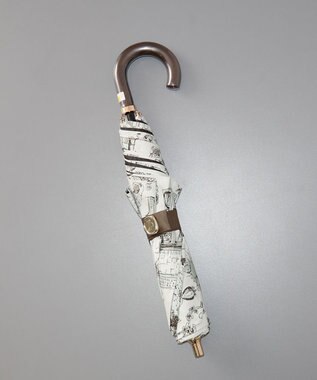 AURORA 【 Beaurance （ビューランス）】サマーシールド プリント夢が棲む場所　晴雨兼用傘（折りたたみ傘） ミントグリーン