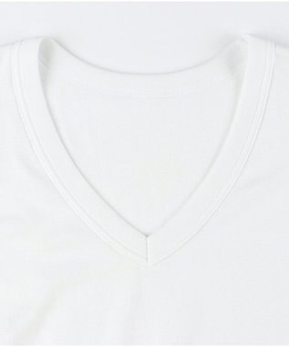 WACOAL MEN インナーシャツ 【2枚組】 3分袖 半袖 綿100%(本体) 伸縮性 肌着 下着 インナー 白 メンズ GL3500 /ブロス バイ ワコールメン ホワイト