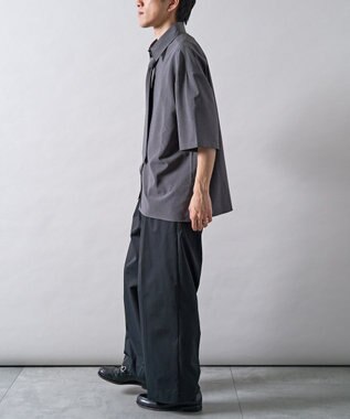 CRAFT STANDARD BOUTIQUE タイ付き半袖シャツ Gray