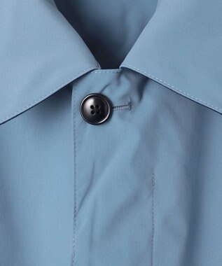 J.PRESS MEN 【ビジネス対応可】【撥水加工 / ウォッシャブル可】テクニカルライトポプリン ドレスカーコート サックスブルー系