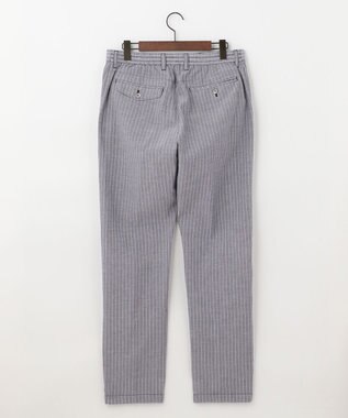 JOSEPH ABBOUD 【キングサイズ・オーガニックコットン】ドライサッカーストライプ　パンツ ブルー系2