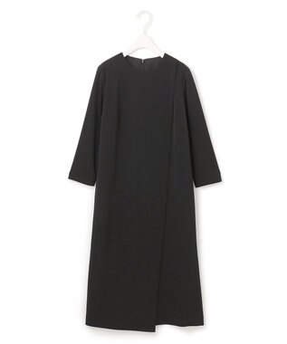 ICB 【新色追加・防シワ・速乾・洗える】Fied デザインワンピース ブラック系