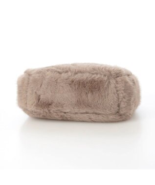 UNBILLION カシュカシュ cachecache / フェイクファー2wayハンドルミニバッグ ベージュ