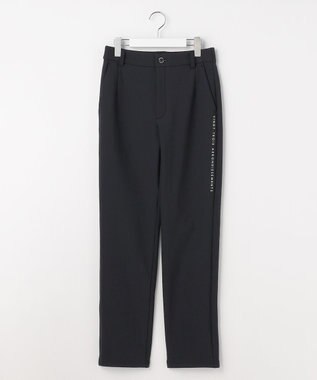 23区GOLF 【WOMEN】トリコットボンディングテーパードパンツ ブラック系