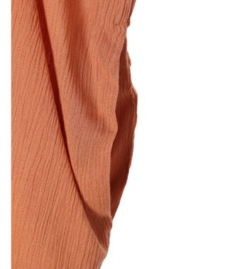 earth music&ecology レーヨンビッグシャツチュニック Orange