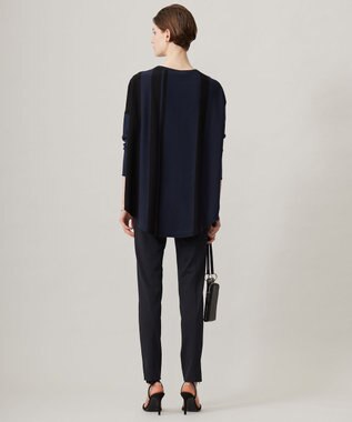 ICB 【洗える】コンフォートポンチ レギンスパンツ ブラック系