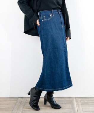 caqu FS 4/5丈 デニムスカート 1year