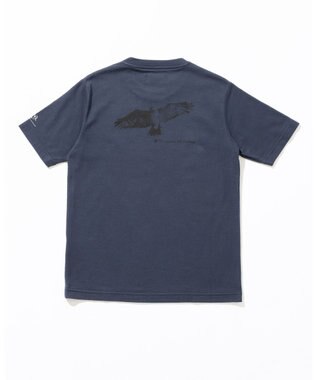 JOSEPH ABBOUD MOUNTAIN 【CREA掲載・テーム ヤルヴィモチーフ・サスティナブル】ビオグレース天竺Tシャツ ネイビー系