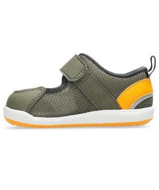 ASICS WALKING MESHOES BABY 3 カーキ