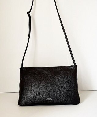 Hekhèr Le Style de Vie 新色追加【日本製】シュリンクレザー スクエアショルダーバッグ ブラック