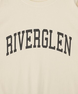 Green Parks ピグメントロゴＴシャツ Ecru