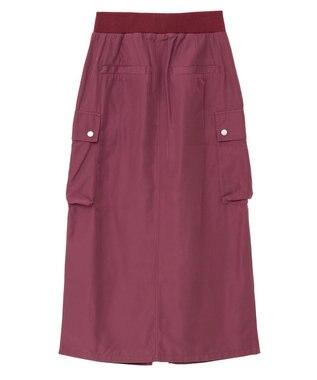 Green Parks ・ＳＵＧＡＲ　ＳＰＯＯＮ　ミリタリーＩラインスカート Bordeaux