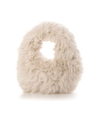 UNBILLION カカトゥ kakatoo / オーバルファーバッグ アイボリー