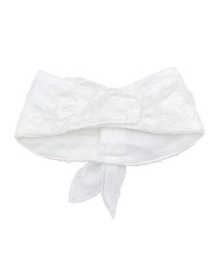 PET PARADISE ペットパラダイス クールバンダナ 《花柄》 中型犬 ホワイト