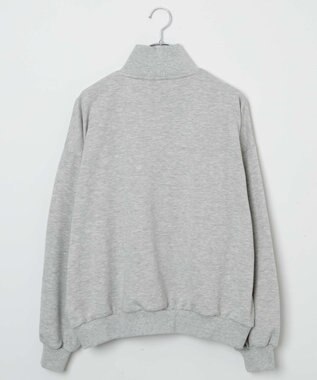 WEGO ハーフジップBIGスウェット 杢グレー