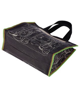 tsumori chisato CARRY マーメイドルーム トートバッグ　Lサイズ ブラック