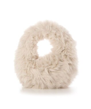 UNBILLION カカトゥ kakatoo / オーバルファーバッグ アイボリー