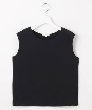 自由区 スーピマスムース タンクトップ ブラック