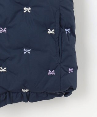 ANY KIDS 中綿リバーシブルベスト ネイビー