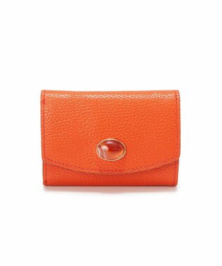 TOPKAPI 【TOPKAPI】gemdrops ジェムドロップ ミニエンボスレザー 天然石 三つ折り 財布