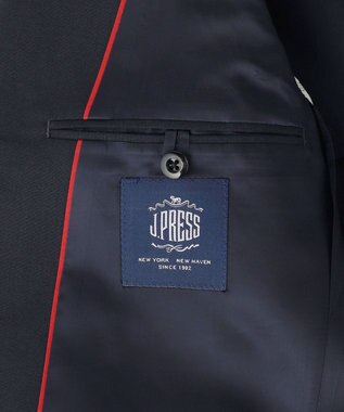 J.PRESS MEN 【定番 / 不朽の名作】ペピンメリノトロピカル ブレザー / 金釦 / 3B / 背抜き / Authentic-Fit ネイビー系