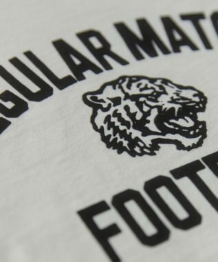 WEGO 【ANGIE VINTAGE】ピグメントカレッジロゴショートスウェット ホワイトその他