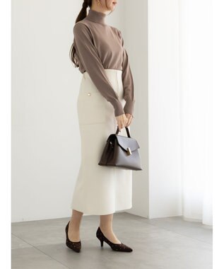 Te chichi タートルネックプルオーバー《2025winter catalog item》 モカ