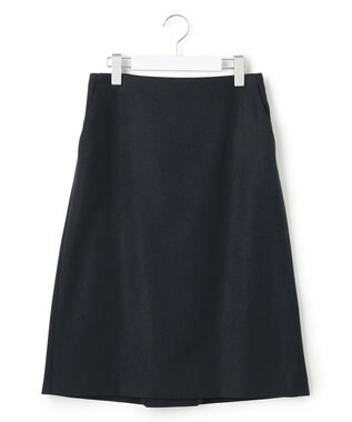 23区 【CLASSY.1月号掲載/洗える】ウールライクカルゼ タイト スカート ネイビー系