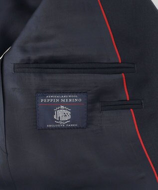 J.PRESS MEN 【定番 / 不朽の名作】ペピンメリノトロピカル ブレザー / 金釦 / 3B / 背抜き / Authentic-Fit ネイビー系