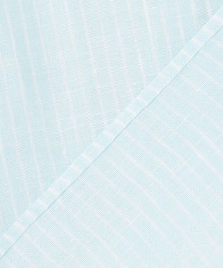 23区 【先行予約】LIBECOリネン ポケット刺繍 クロップドシャツ スカイブルー系