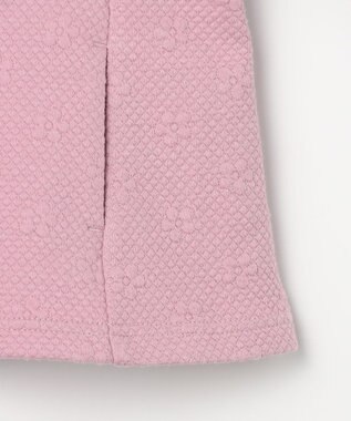 組曲 KIDS 【90-100㎝】フラワーキルト パーカー ラベンダー