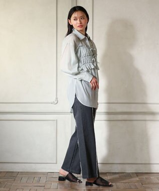 Green Parks ・ＥＬＥＮＣＡＲＥ　ＤＵＥ　シアービスチェ付シャツ Green