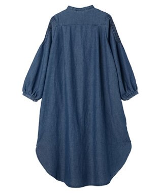AMERICAN HOLIC デニムフレアシャツワンピース Indigo