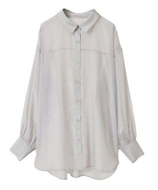 Green Parks ・ＥＬＥＮＣＡＲＥ　ＤＵＥ　シアービスチェ付シャツ Gray