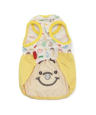 PET PARADISE ディズニー くまのプーさん エコメイド タンクトップ 《お顔》 小型犬 イエロー