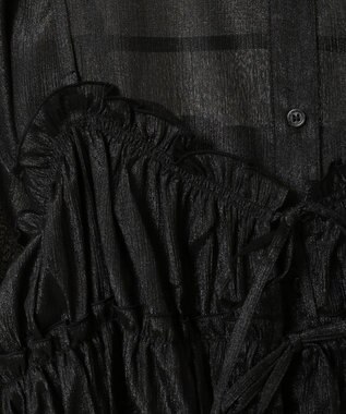 Green Parks ・ＥＬＥＮＣＡＲＥ　ＤＵＥ　シアービスチェ付シャツ Black