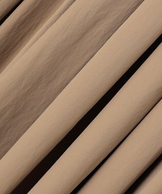 uncrave クールタッチカラータイプライター フレアスカート キャメルベージュ