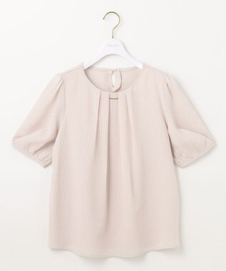 ANY SIS 【吸水速乾・UVケア・接触冷感】コンフォートジャージー ブラウス ローズグレー